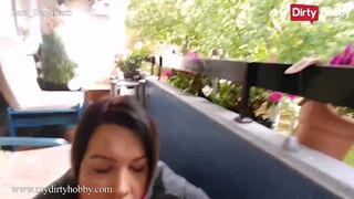 Lara Bergmann forró baletli oboázása megdöngetve kolosszális faszal