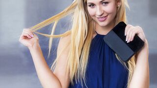 Tracy Lindsay világos szőke csábítása forró gyöngéd játékban