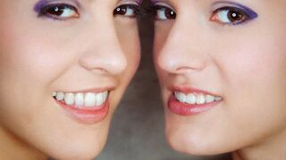 Carolina Abril és Silvie Luca forró arcülése lesbi társaságban