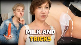 Orosz milf kérte, hogy tehénkedjek meg a puncáját