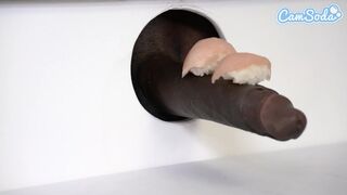 Gigászi keblű lezbi milf-ek sushi glory hole kalandja bbc szopással és cuki ázsiai tinitel