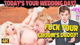 Sápadt világos szőke nőci kész a sexre férje apjával