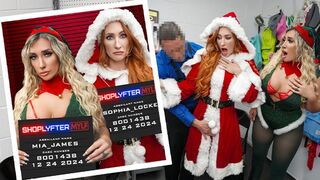 Mrs. claus és tündérsegéd milfjei ellopnak és büntetésként kegyetlenül megdugják őket