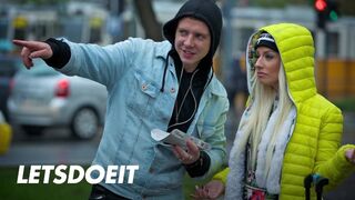 Francia leányzó Jessie Volt megdöngetve idegen méretes faszal