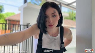 Tetszetős autószerelő tinédzser cumizza keményen és kap arconlövés pov-ból