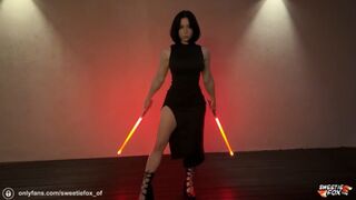 Sith nőci magassarkúban titokban megdugja a jediket naboon