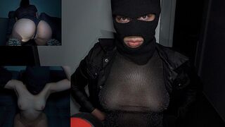 Forró popós betörőnőt fogtam el, mit tenni egy nagyméretű popós lánnyal?