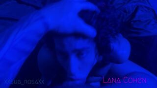 Lana cohen, a méretes cickós zsidó milf arcba kurelva és duplán összelőve