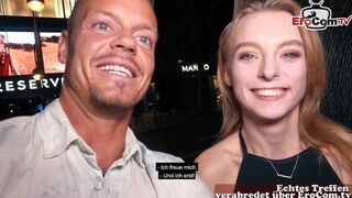 Német pornósztár csábítja a turista faszit igazi dugásra