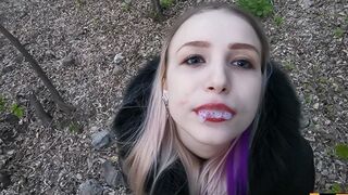 Véletlen orál a nevelő testvérem cerkáján közterületen