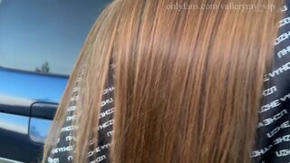 Vadító fiatal peckezik az uber-ben és megbassza a taxi sofőrt