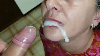 Több mint 50 szájba élvezés válogatás! gigantikus spriccelések a szájba