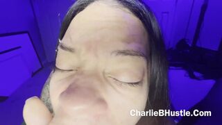 Szent patrik napi kíméletlen közösülés méretes fasszal és vad szopással