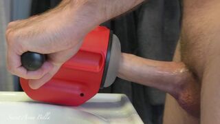 Hardcore hancúr és dildo játék a legjobb műpénisszel 20% kedvezménnyel